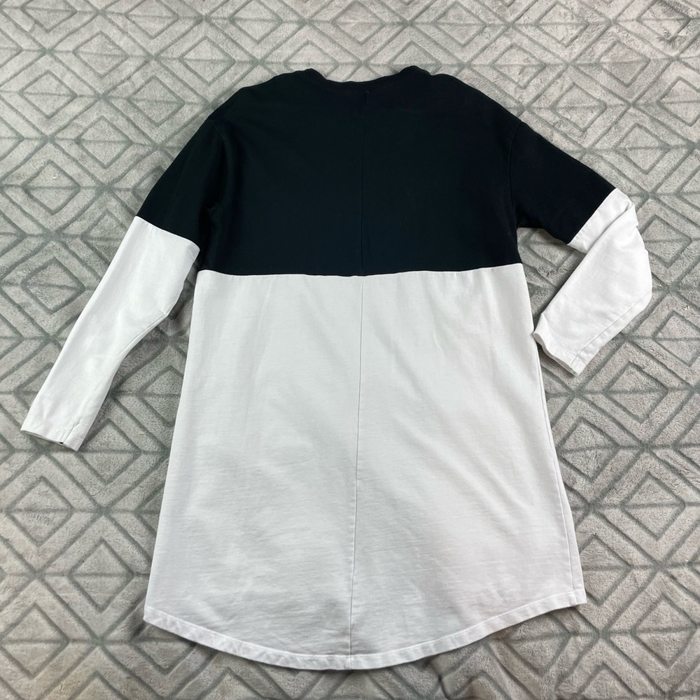 Zara Trafaluc “What’s Shopping You?” Tshirt mini dress color-block - Picture 8 of 8